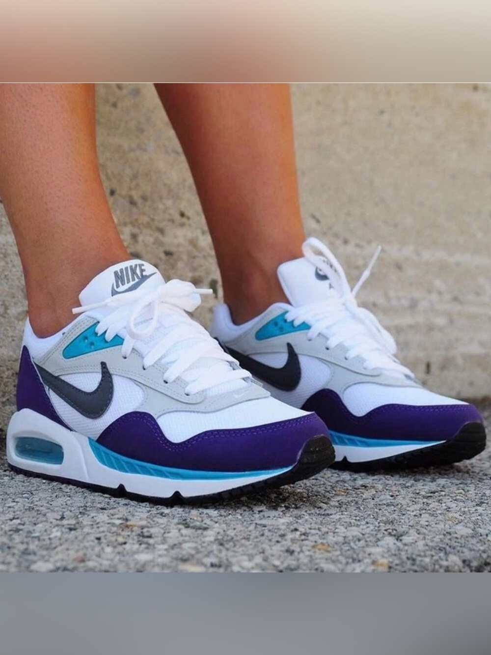 Nike Air Max Correlate Club Purple Turquoise Blue Women Size 10.5